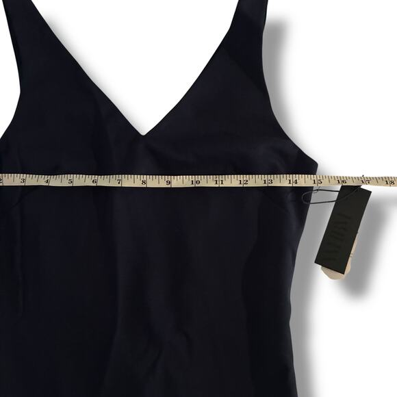WHBM Dress NWT Women's Size 00 Aura Sleeveless Sculpting Sheath Officer Blue - Picture 5 of 6